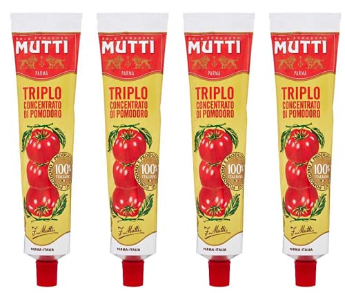 Mutti Tomatensauce 3-fach konzentriert, Tube 185 g, 4 Stück von Vittleitaly