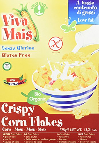 VIVA MAIS Corn Flakes - Glutenfrei Bio, 1er Pack (1 x 375 g) von Probios