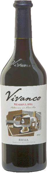 Vivanco Reserva Jg. 2017 Cuvee aus 90 Proz. Tempranillo, 10 Proz. Graciano 12 Monate in amerik. und 12 Monate franz. Eiche gereift von Vivanco