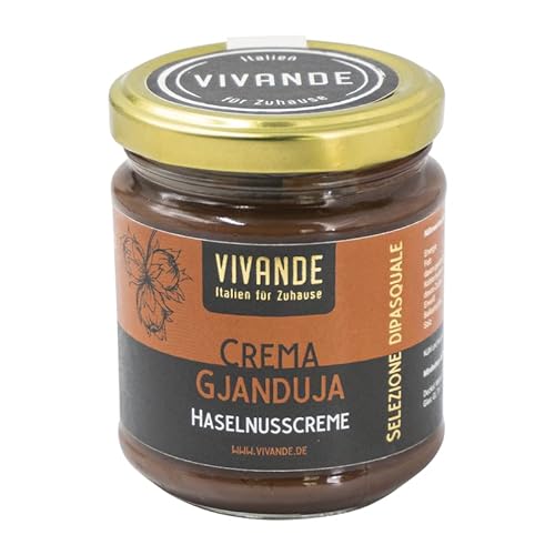 Piemont Nussnougatcreme - Italienische Köstlichkeit - Crema Gianduia (200g) von Vivande - Italien für Zuhause