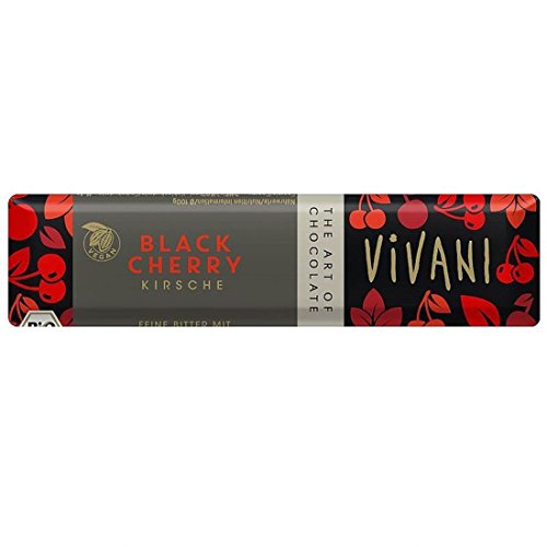 Vivani Organic Chocolate | Black Cherry | 10 x 35g von Vivani