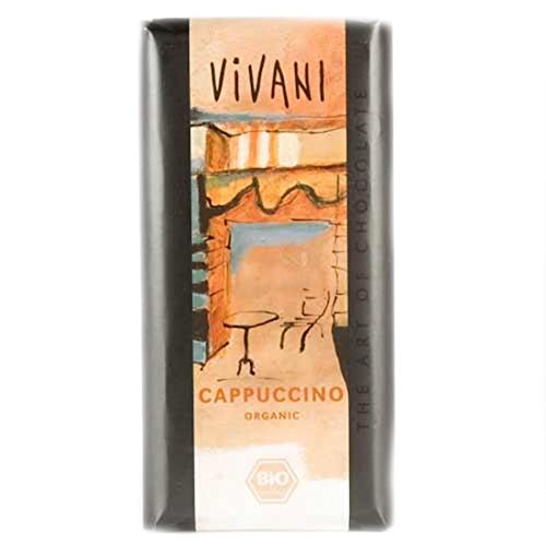 Vivani Organic Chocolate | Milk & White Cappuccino Choc | 1 x 100g von Vivani