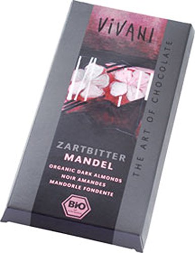 10er-VE Bio Schokolade Zartbitter Mandel 100g Vivani von Vivani