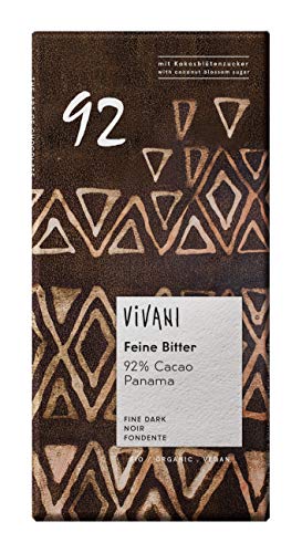 80g Vivani Vivani Bio-Schokolade Feine Bitter 92% - von Vivani