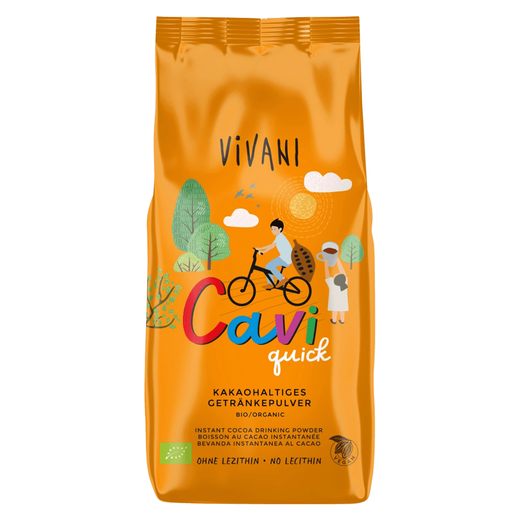 Bio Cavi quick kakaohaltiges Getränkepulver von Vivani