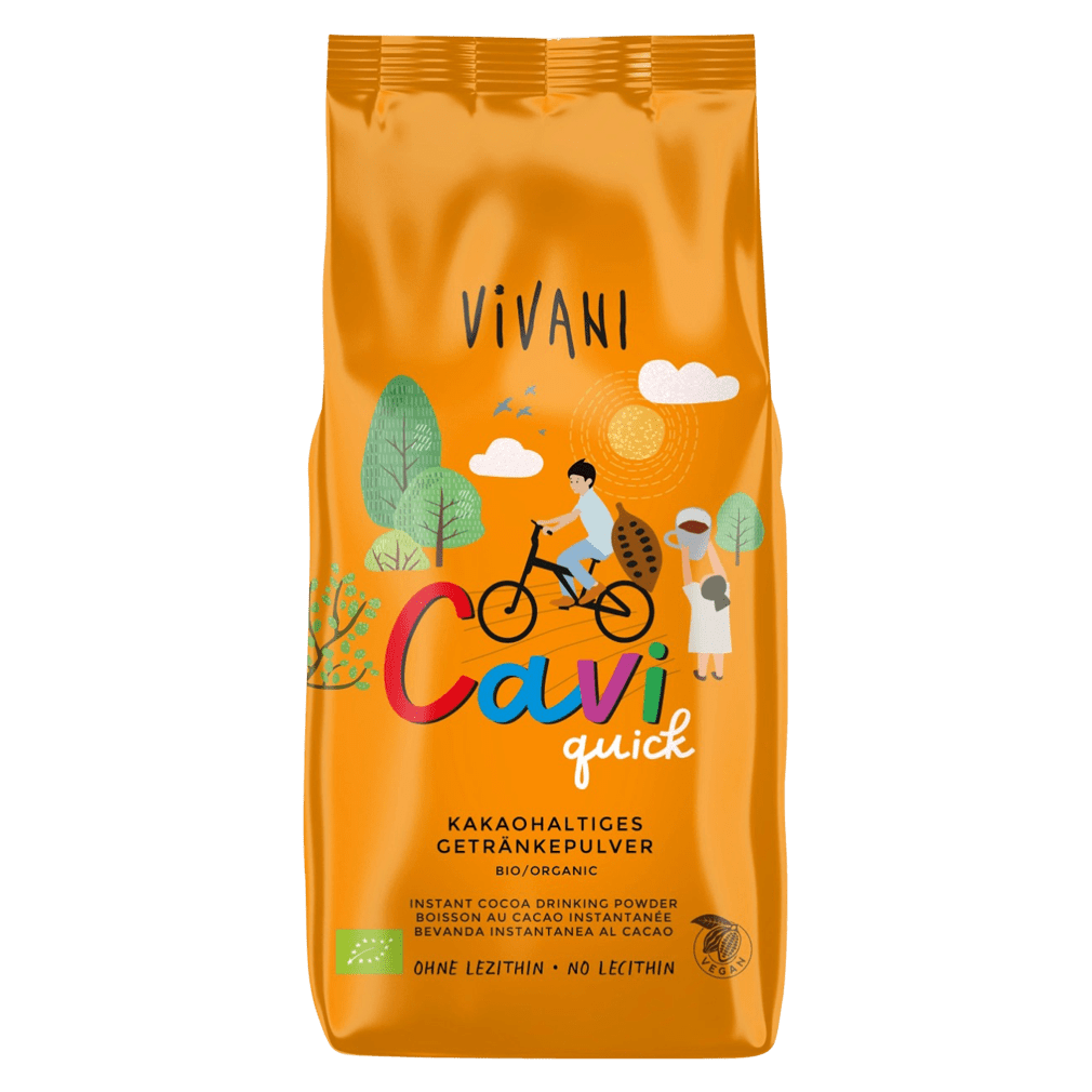 Bio Cavi quick kakaohaltiges Getränkepulver Bio Cavi quick kakaohaltiges Getränkepulver von Vivani
