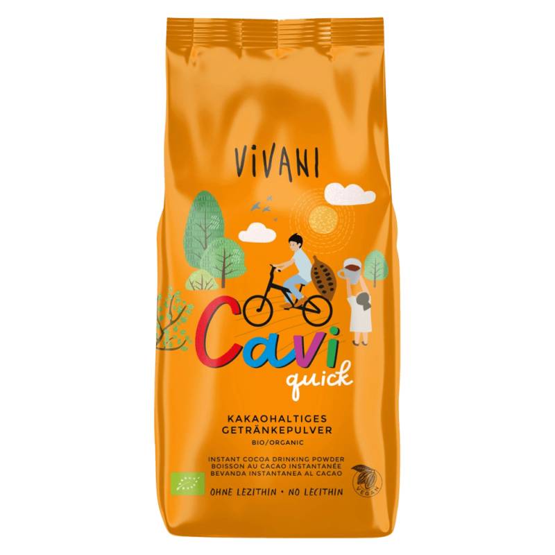Bio Cavi quick kakaohaltiges Getränkepulver von Vivani