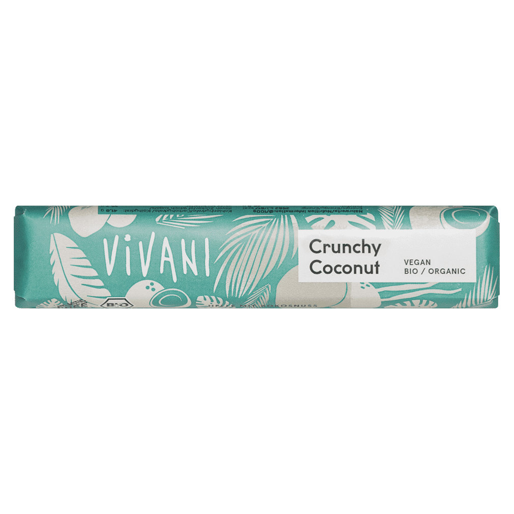 Bio Crunchy Coconut Schokoriegel Bio Crunchy Coconut Schokoriegel von Vivani