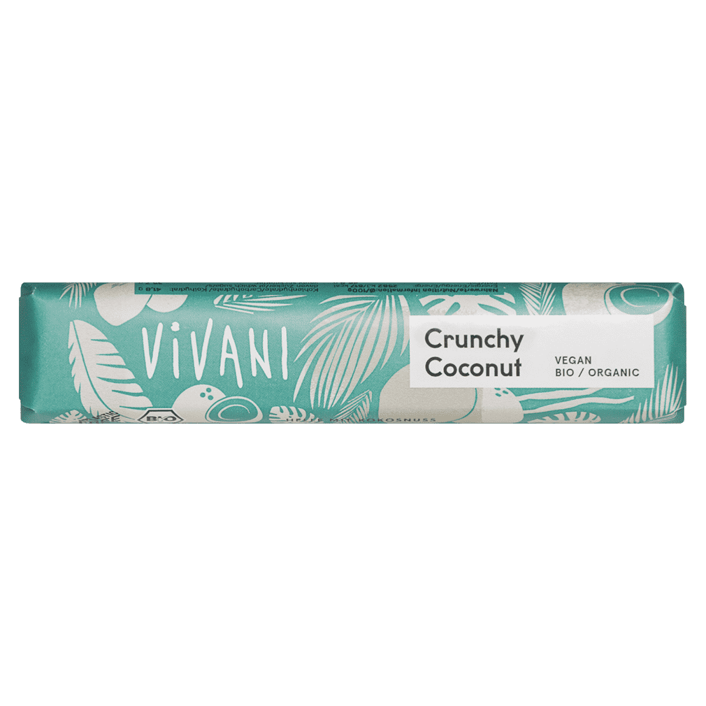 Bio Crunchy Coconut Schokoriegel von Vivani