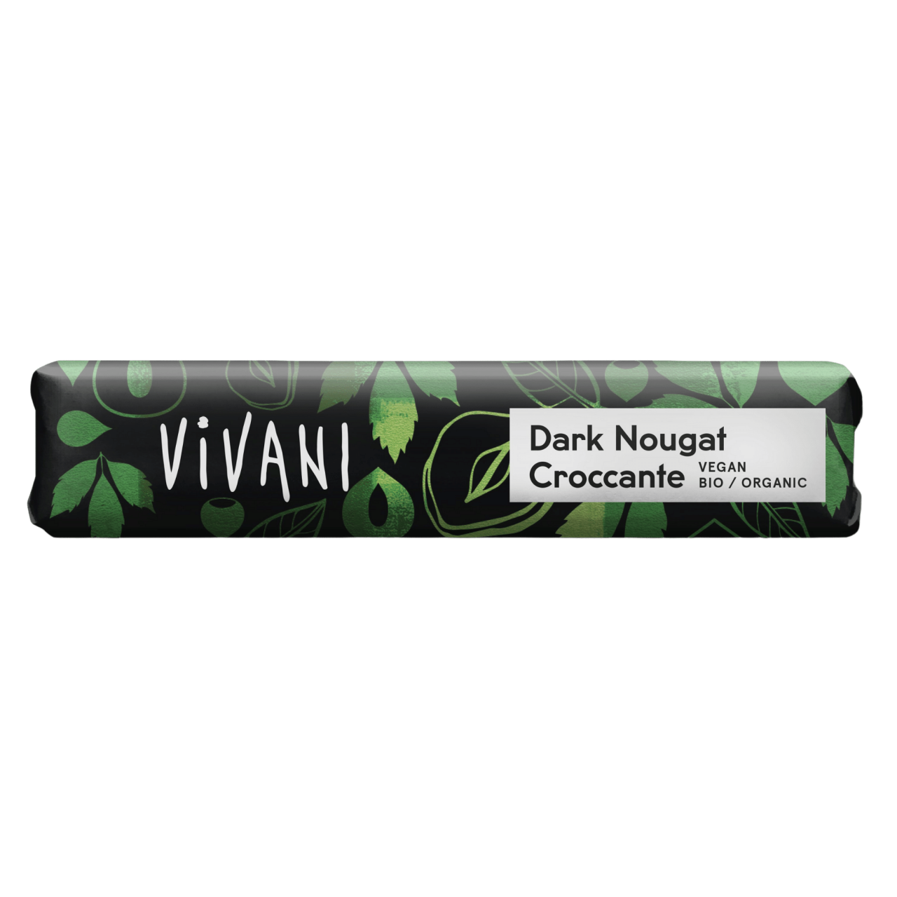 Bio Dark Nougat Croccante Schokoriegel Bio Dark Nougat Croccante Schokoriegel von Vivani