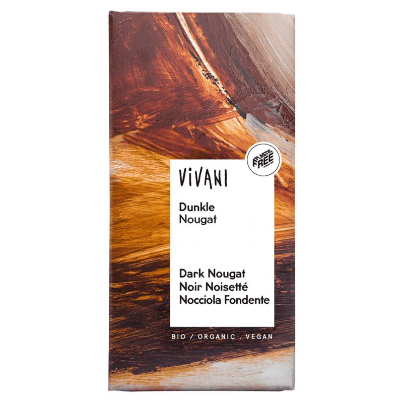 Bio Dunkle Nougat Schokolade von Vivani