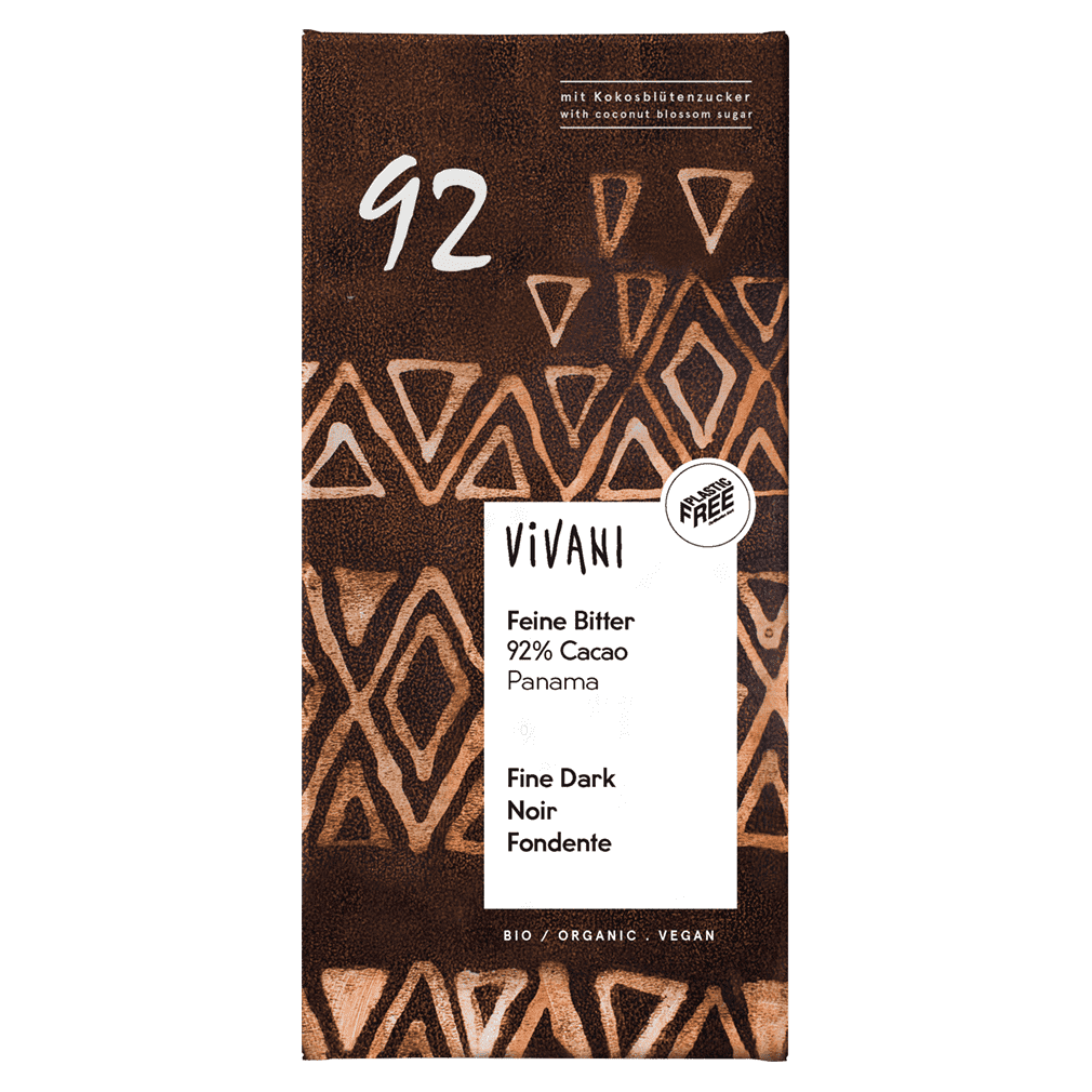 Bio Feine Bitter 92% Cacao Bio Feine Bitter 92% Cacao von Vivani