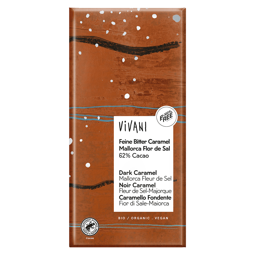Bio Feine Bitter Caramel, 62% Cacao Bio Feine Bitter Caramel, 62% Cacao von Vivani