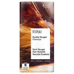 Dunkle Nougat-Schokolade Dunkle Nougat-Schokolade von Vivani