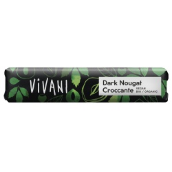 Nougat-Riegel mit Haselnusskrokant Nougat-Riegel mit Haselnusskrokant von Vivani