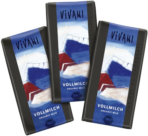 Vivani, Vollmilch Minitafeln, 12,5g von Vivani
