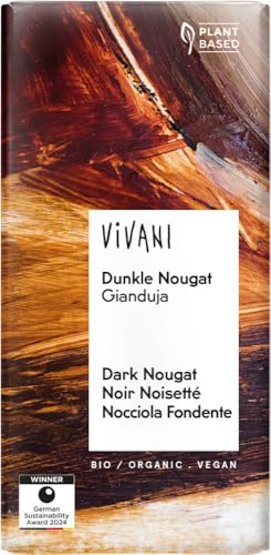 Dunkle Nougat Gianduja 6 x 100 gr von Vivani