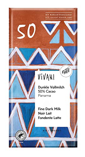 Vivani Bio Dunkle Vollmilch 50% Cacao (6 x 80 gr) von Vivani