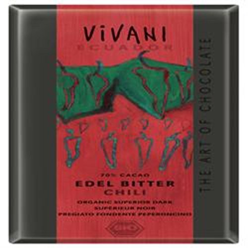 Vivani Bio Edel Bitter Chili 70% Cacao (1 x 100 gr) von Vivani