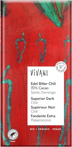 Vivani Bio Edel Bitter Chili 70% Cacao (2 x 100 gr) von Vivani