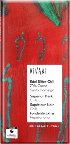 Edel Bitter Chili 70% Cacao 2 x 100 gr von Vivani