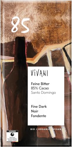 Feine Bitter 85% Cacao 6 x 100 gr von Vivani