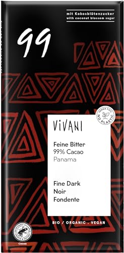 Vivani Bio Feine Bitter 99% Cacao (6 x 80 gr) von Vivani
