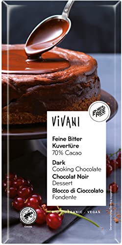 Vivani Bio Feine Bitter Kuvertüre 70% Cacao (6 x 200 gr) von Vivani