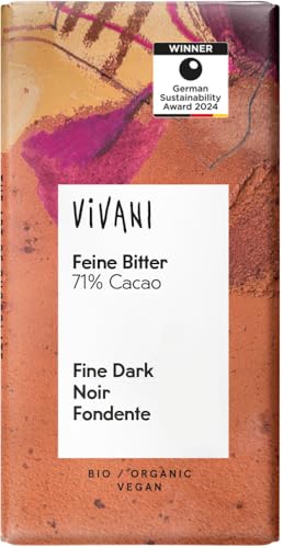 Feine Bitter Minitafeln 6 x 12.50 gr von Vivani
