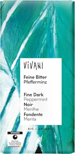 Vivani Bio Feine Bitter Pfefferminz (2 x 100 gr) von Vivani