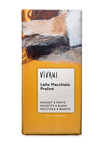 Vivani Bio Schokolade Latte Macchiato Praliné, 10er Pack (10 x 100 g) von Vivani