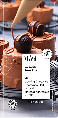 Vivani Bio Vollmilch Kuvertüre (6 x 200 gr) von Vivani