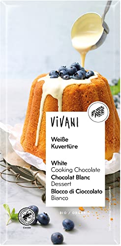 Vivani Bio Weiße Kuvertüre (2 x 200 gr) von Vivani