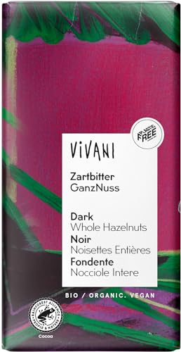 Vivani Bio Zartbitter GanzNuss (2 x 100 gr) von Vivani