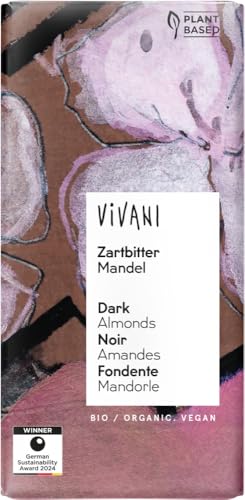 Zartbitter Mandel 6 x 100 gr von Vivani