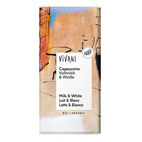 Vivani - Cappuccino Vollmilch und Weiße - 100 g - 10er Pack von Vivani