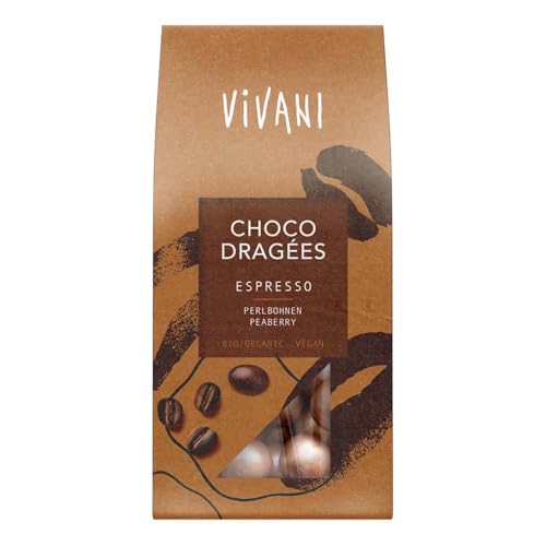 Vivani Choco Dragées, Espresso, 75g (1) von Vivani