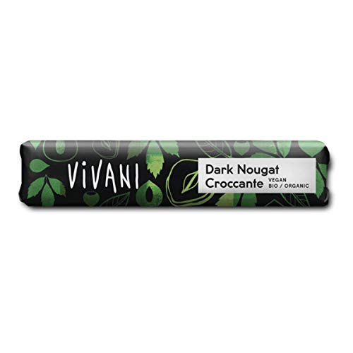 Vivani - Dark Nougat Croccante Riegel - 35 g - 18er Pack Vivani - Dark Nougat Croccante Riegel - 35 g - 18er Pack von Vivani