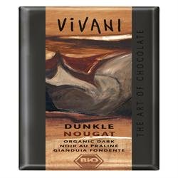 Vivani Dunkle Nougat Schokolade 100g x 3 von Vivani