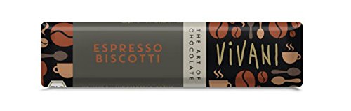 Vivani Espresso Biscotti Schokoriegel, 18er Pack (18 x 35 g) von Vivani