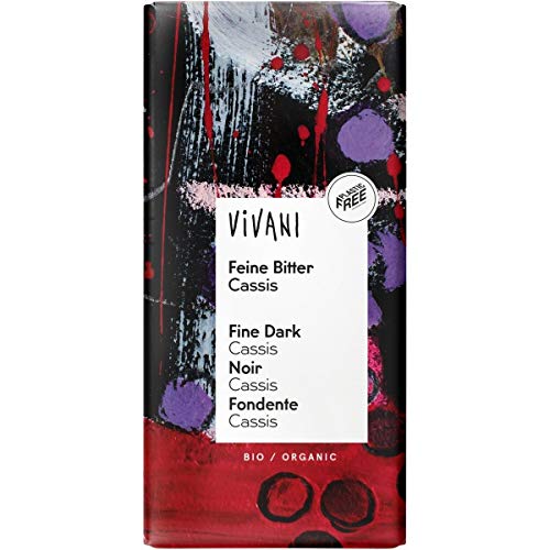 Vivani Feine Bitterschokolade mit Cassis (100 g) - Bio von Vivani
