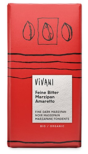 Vivani Feine Bitterschokolade mit Marzipan-Amarettofllung, 5er Pack (5 x 100 g) von Vivani