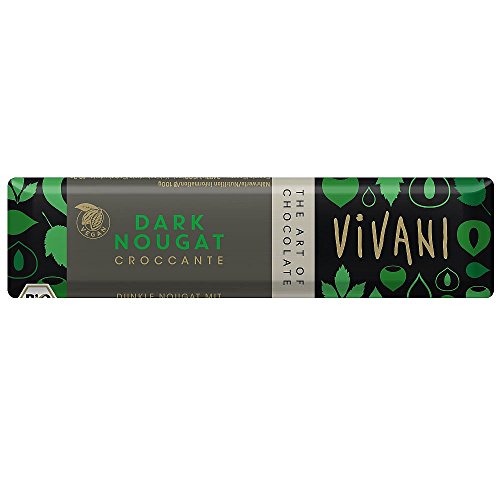 Vivani Organic Chocolate | Dark Nougat Croccante | 18 x 35G Vivani Organic Chocolate | Dark Nougat Croccante | 18 x 35G von Vivani