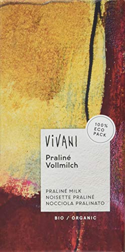Vivani Praline Schokolade, 10er pack (10x 100 g) - Bio von Vivani