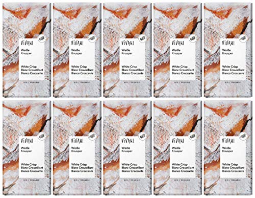 Vivani Weiße Knusper Schokolade 100g, 5er Pack (5 x 100 g) - Bio von Vivani
