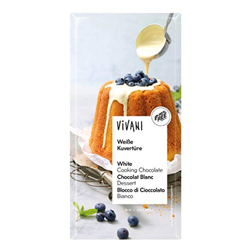 Vivani - Weiße Kuvertüre - 200 g - 10er Pack Vivani - Weiße Kuvertüre - 200 g - 10er Pack von Vivani