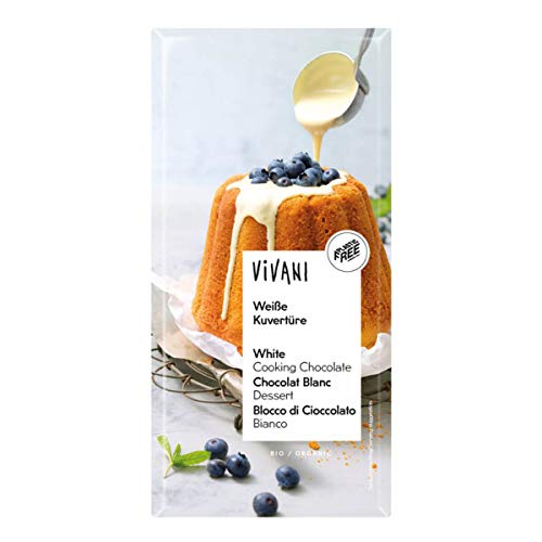 Vivani - Weiße Kuvertüre - 200 g - 10er Pack von Vivani