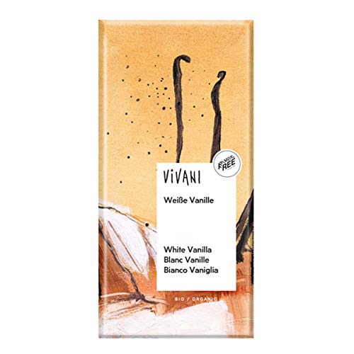Vivani - Weiße Schokolade mit Vanille - 80 g - 10er Pack von Vivani