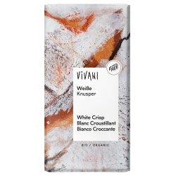 Weiße Knusper-Schokolade von Vivani