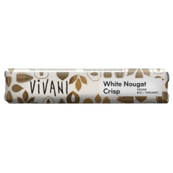White-Nougat-Crisp-Riegel, vegan White-Nougat-Crisp-Riegel, vegan von Vivani